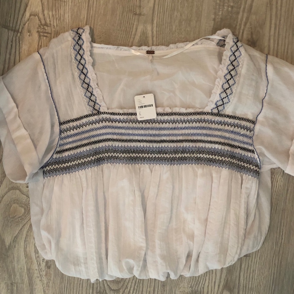 Free People cropped boho, NWT